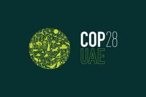 Marca da COP 28 que acontecerá em Dubai