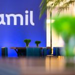 Logo da marca Amil, que está a venda