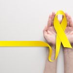 Faixa amarela da campanha contra o suicídio