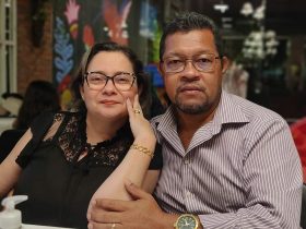Jamile Santos e seu marido Oseas