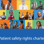 Capa da Carta dos Direitos de Segurança do Paciente criado pela OMS
