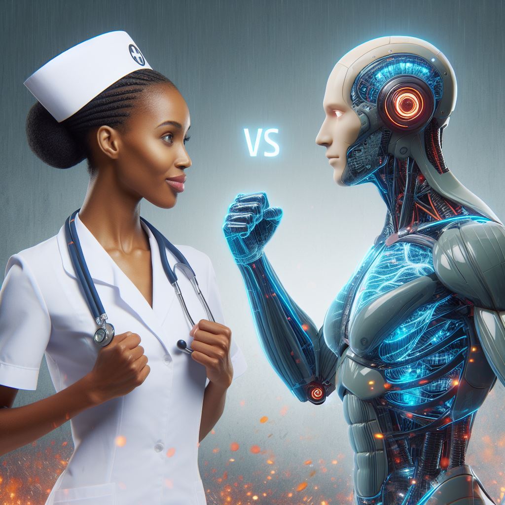 Enfermeira enfrenta inteligência artificial