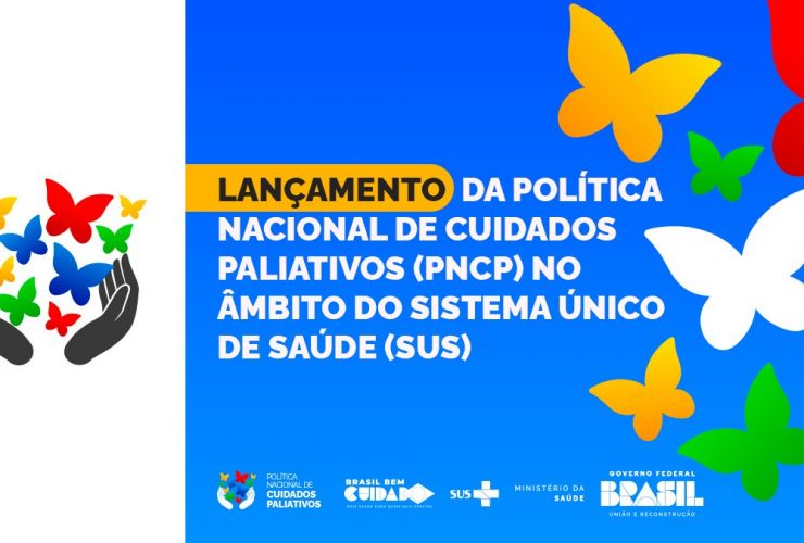 Capa do lançamento da Política Nacional de Cuidados Paliativos