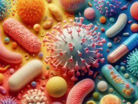 Exemplos de bactérias e vírus