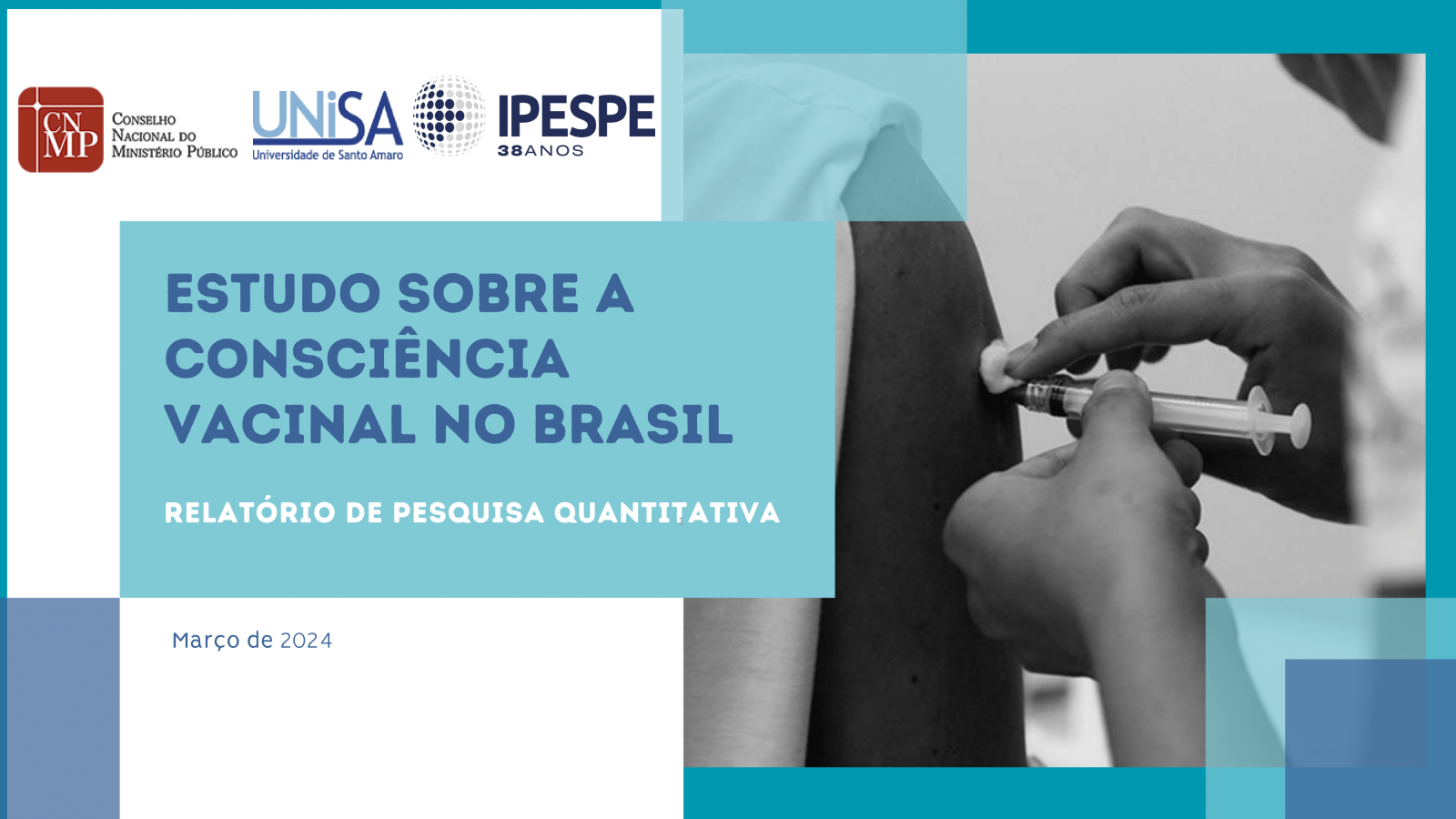 Capa do Estudo sobre Consciência Vacinal no Brasil