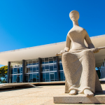 Estátua simbolizando a justiça