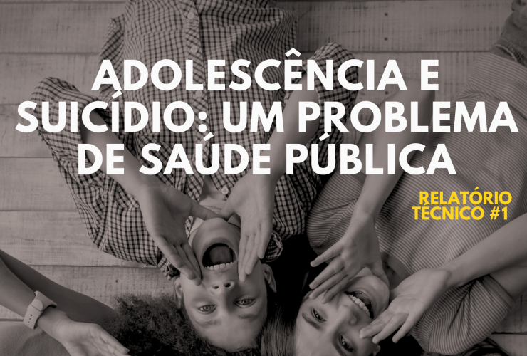 Capa do relatório técnico sobre adolescentes e suicídio do Fiocruz