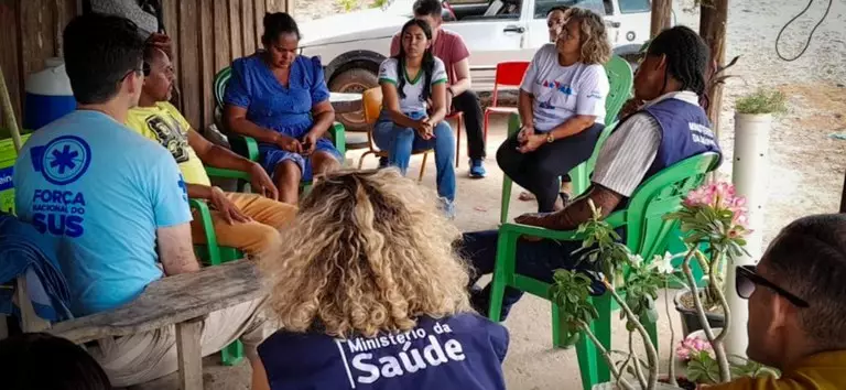 Equipe técnica do Ministério da Saúde em Itupiranga