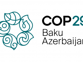 Logo e local da COP 29 de 2024