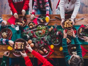 Ceia de Natal em família