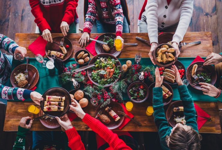 Ceia de Natal em família