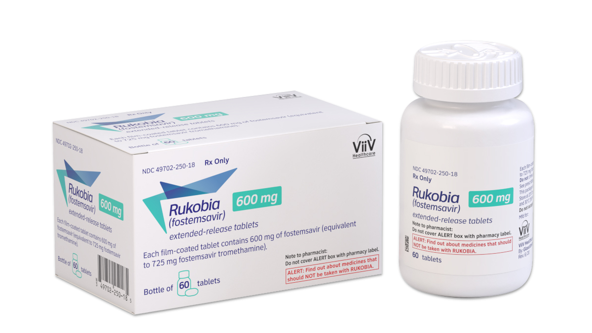 Medicamento fostensavir para pacientes com HIV multirresistente a antirretrovirais