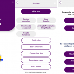 Print screen do aplicativo AppHANS criado pelo Ministério da Saúde