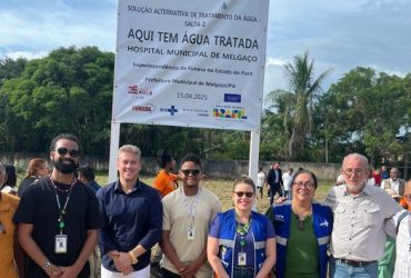 Equipe do Ministério da Saúde em Melgaço na Ilha de Marajó Foto da Ascom da Prefeitura de Melgaço
