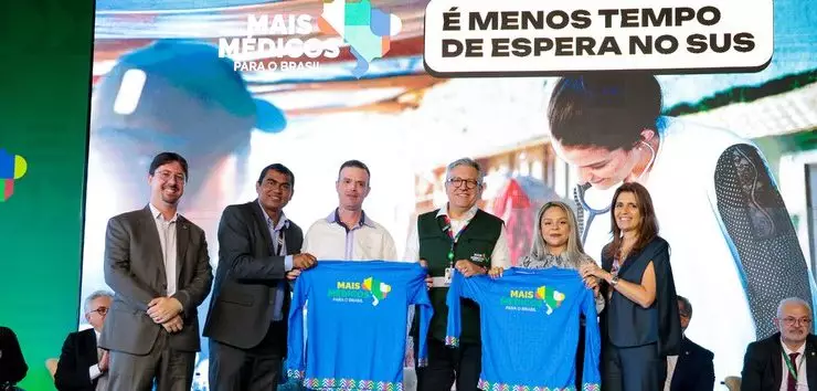 No evento, o ministro falou sobre a importância do programa para as ações de redução do tempo de espera para atendimento no SUS (Foto: Matheus Damascena/MS)
