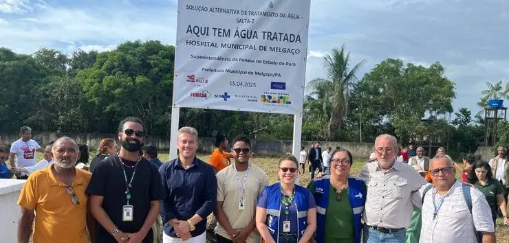 Equipe do Ministério da Saúde em Melgaço na Ilha de Marajó Foto da Ascom da Prefeitura de Melgaço